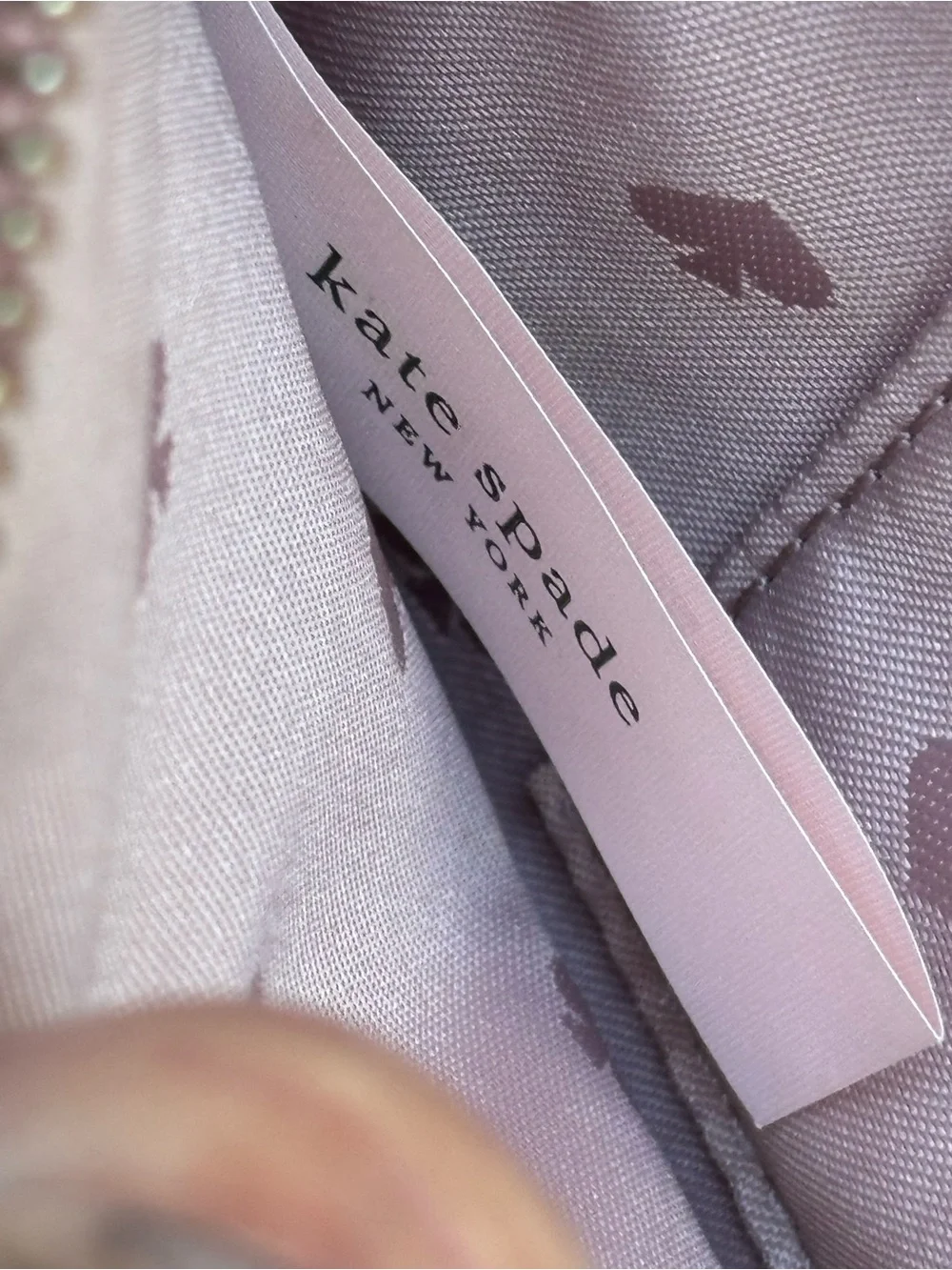 kate spade Blush Pink Saffiano Crossbody with Chain Strap